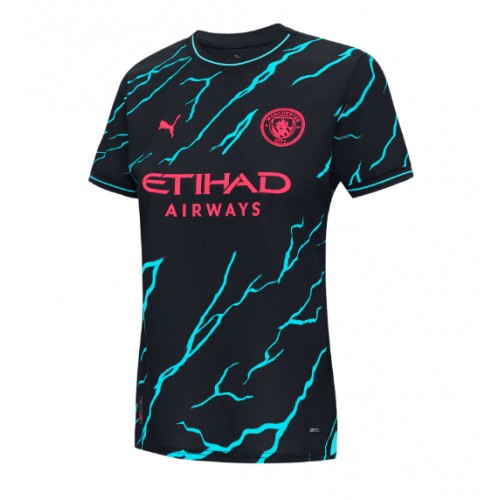 Maillot de foot Manchester City John Stones #5 Troisième Femmes 2023-24 Manches Courte